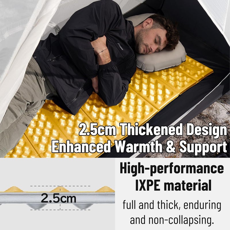 windhike Naturehike Ultralight Foam Sleeping Pad - R1.8/R2.6/R3.0 Closed Cell Mattress, Thick Portable Folding Mat for Backpacking, Waterproof & Compact for Camping, Hiking, Travel and Car Camping - Image 4